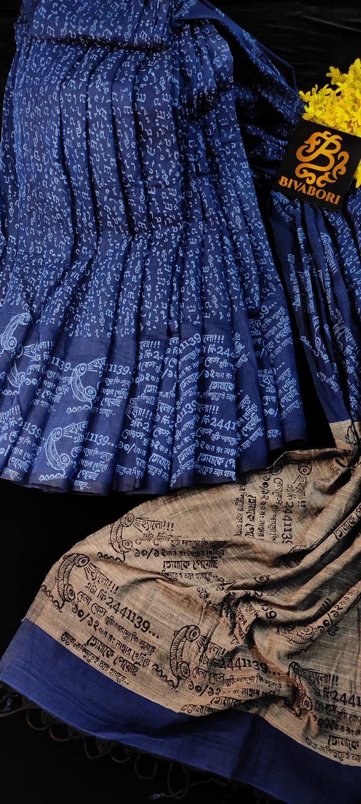 Cotton Theme Saree – Blue