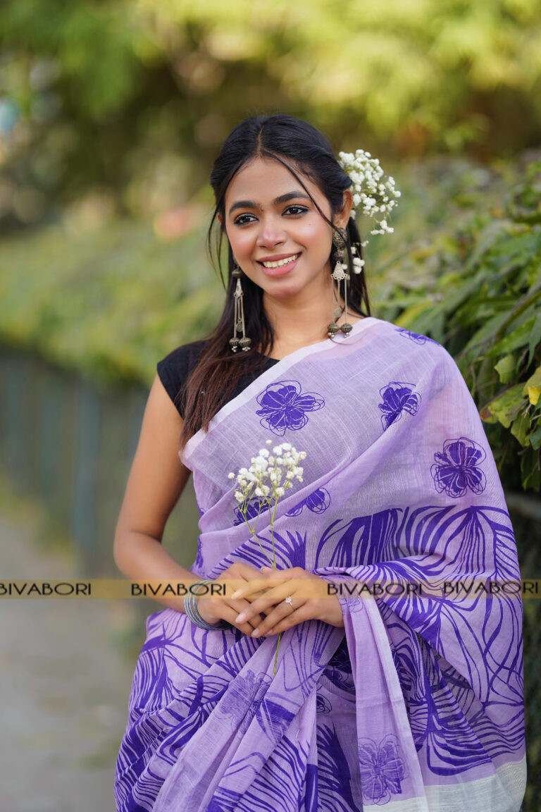 Pure Handloom Cotton – Lavender